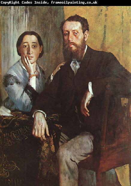 Edgar Degas The Duke and Duchess Morbilli